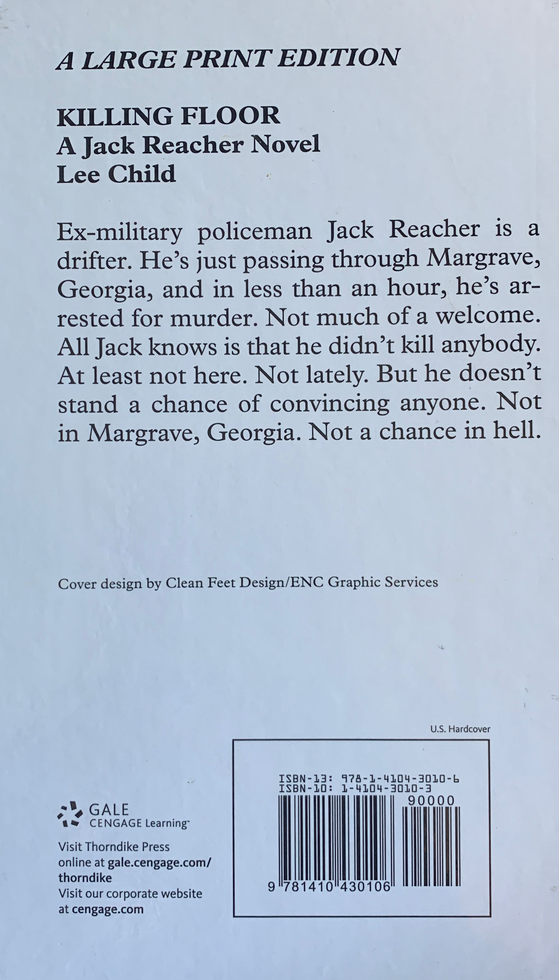 Jack Reacher Killing Floor - Lee Child (- Hardcover) book collectible [Barcode 9781410430106] - Main Image 2