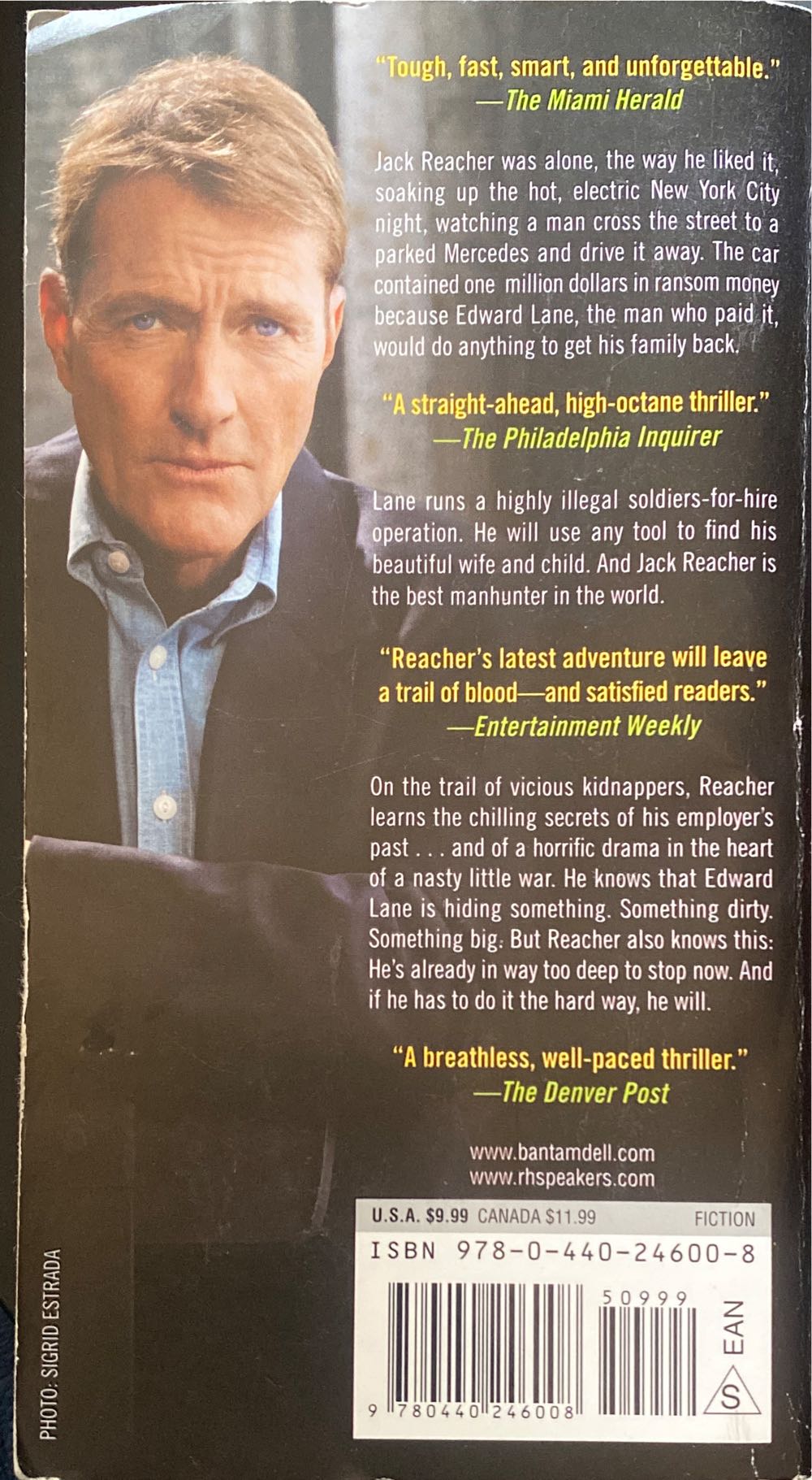 The Hard Way - Lee Child (Dell - Paperback) book collectible [Barcode 9780440246008] - Main Image 2