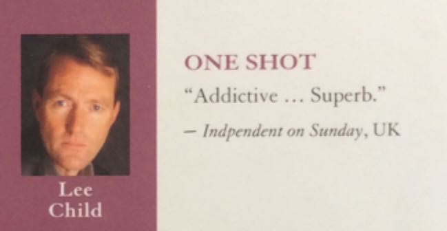 One Shot - Lee Child (Dell - Paperback) book collectible [Barcode 9780440246077] - Main Image 2