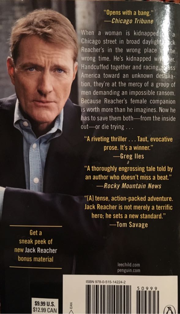 Die Trying - Lee Child (Transworld Digital - Paperback) book collectible [Barcode 9780553505412] - Main Image 2