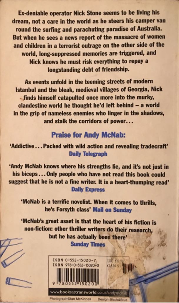 Aggressor - Andy McNab (Corgi Books - Paperback) book collectible [Barcode 9780552150200] - Main Image 2