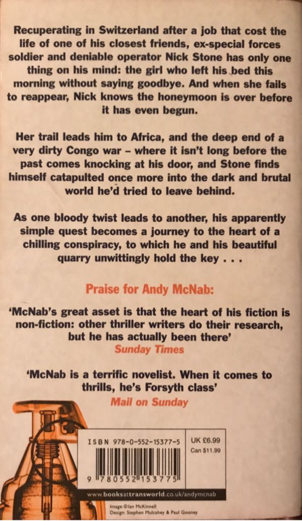 Recoil - Andy McNab (Corgi Books - Paperback) book collectible [Barcode 9780552153775] - Main Image 2