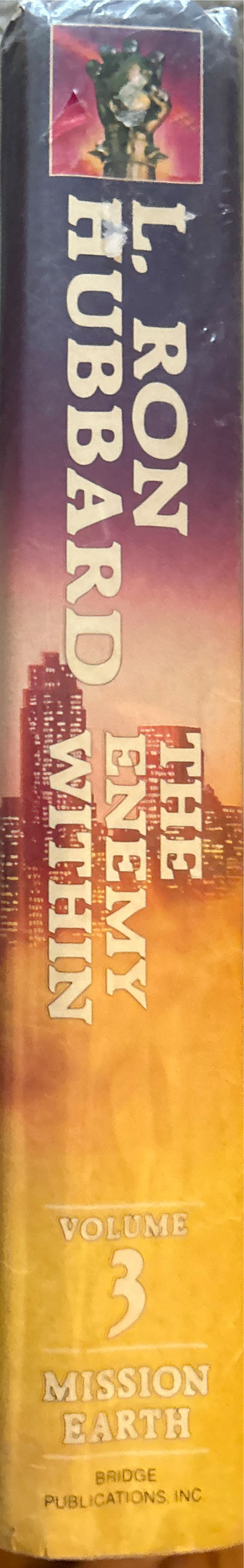 Mission Earth 3: The Enemy Within - L. Ron Hubbard (Bridge Publications, Inc - Hardcover) book collectible [Barcode 0884042090] - Main Image 3