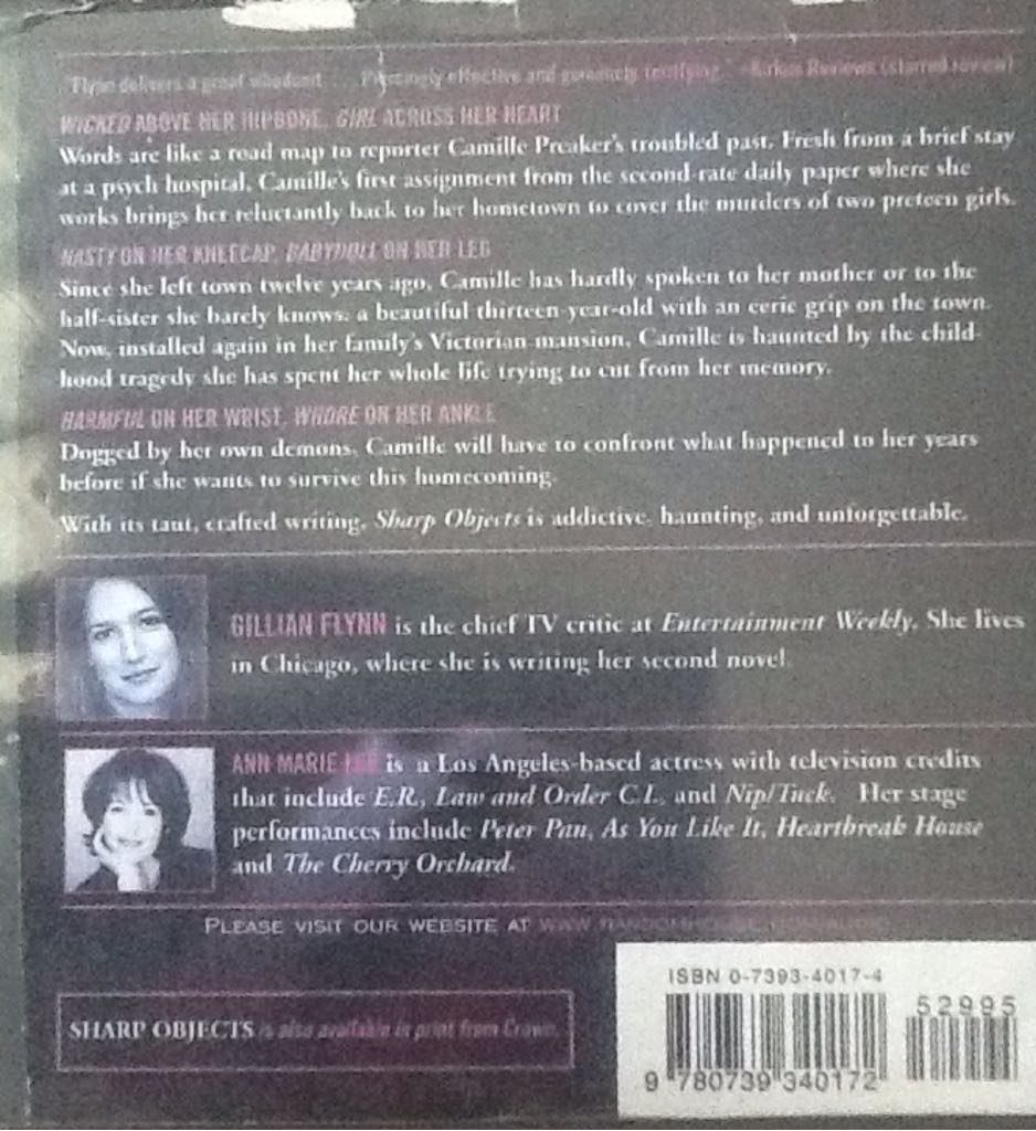 Sharp Objects  (”Random House Digital, Inc.”) book collectible [Barcode 9780739340172] - Main Image 2
