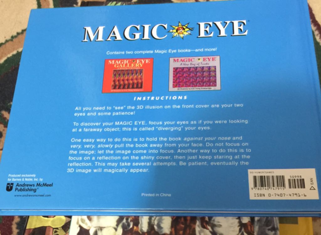Magic Eye: 3D Hidden Treasures - Magic Eye Inc. (Hardcover) book collectible [Barcode 9780740747915] - Main Image 2