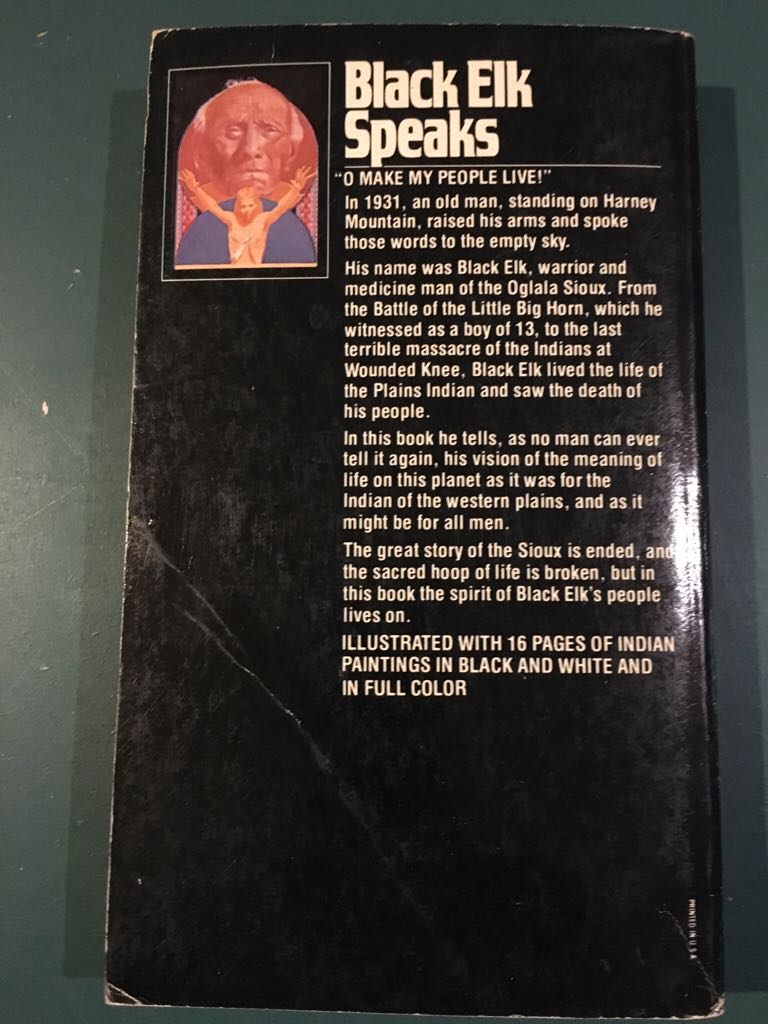 Black Elk Speaks  (Pocket - Paperback) book collectible [Barcode 9780671821449] - Main Image 2