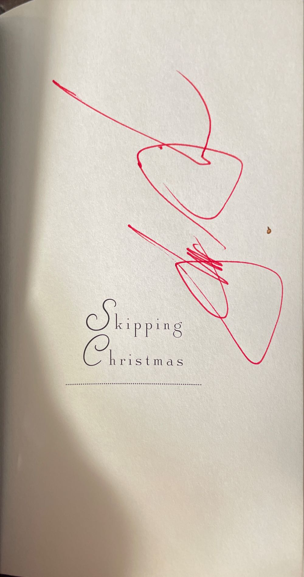 Skipping Christmas - John Grisham (Doubleday Books - Hardcover) book collectible [Barcode 9780385505833] - Main Image 3
