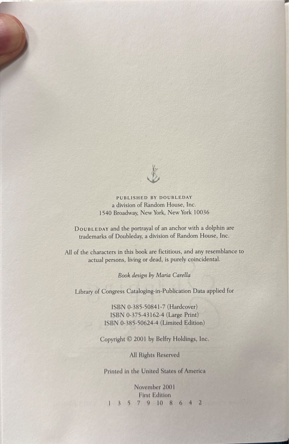 Skipping Christmas - John Grisham (Doubleday - Hardcover) book collectible [Barcode 9780385508414] - Main Image 3