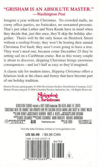 Skipping Christmas - John Grisham (Dell Pub Co - Paperback) book collectible [Barcode 9780440242574] - Main Image 2