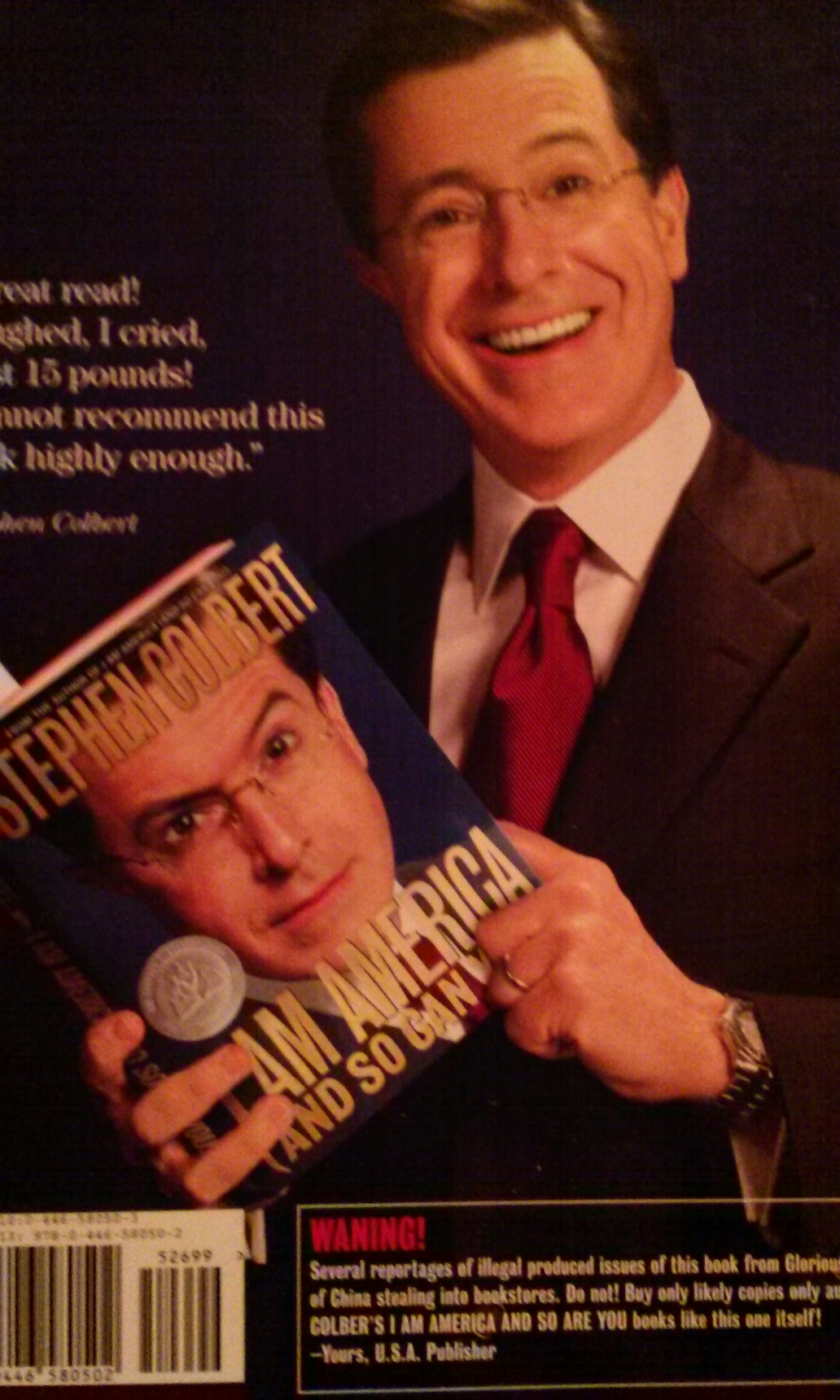 I Am America (And So Can You!) - Stephen Colbert (Grand Central Publishing - Hardcover) book collectible [Barcode 9780446580502] - Main Image 2
