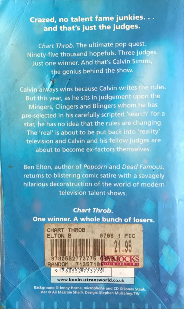 Chart Throb - Ben Elton (Black Swan - Paperback) book collectible [Barcode 9780552773775] - Main Image 2