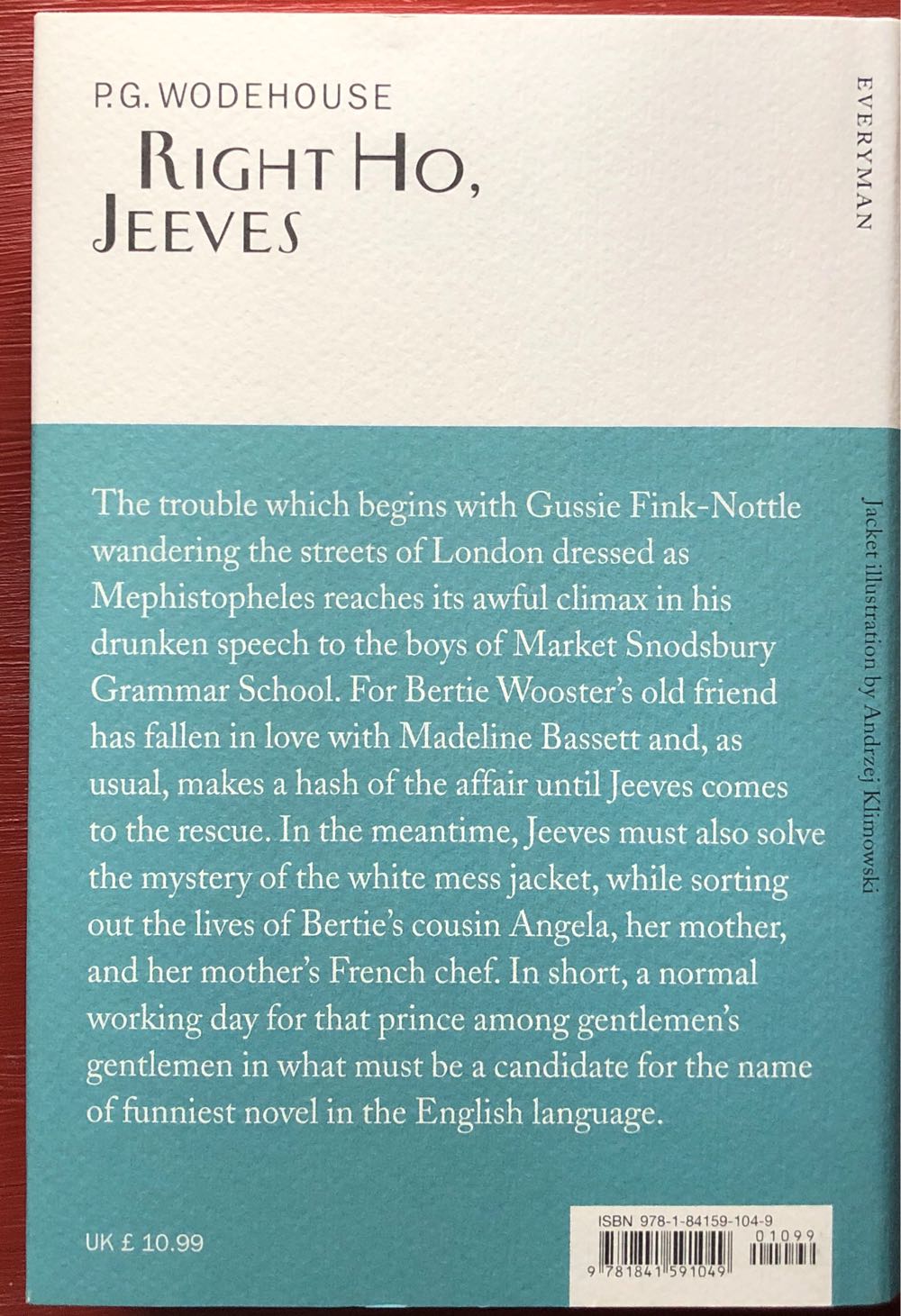 Right Ho, Jeeves - P. G. Wodehouse (Everyman - Hardcover) book collectible [Barcode 9781841591049] - Main Image 2