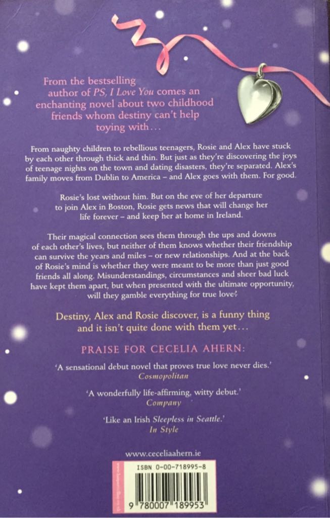 Where Rainbows End - Cecelia Ahern (HarperCollins Canada, Limited - Paperback) book collectible [Barcode 9780007189953] - Main Image 2