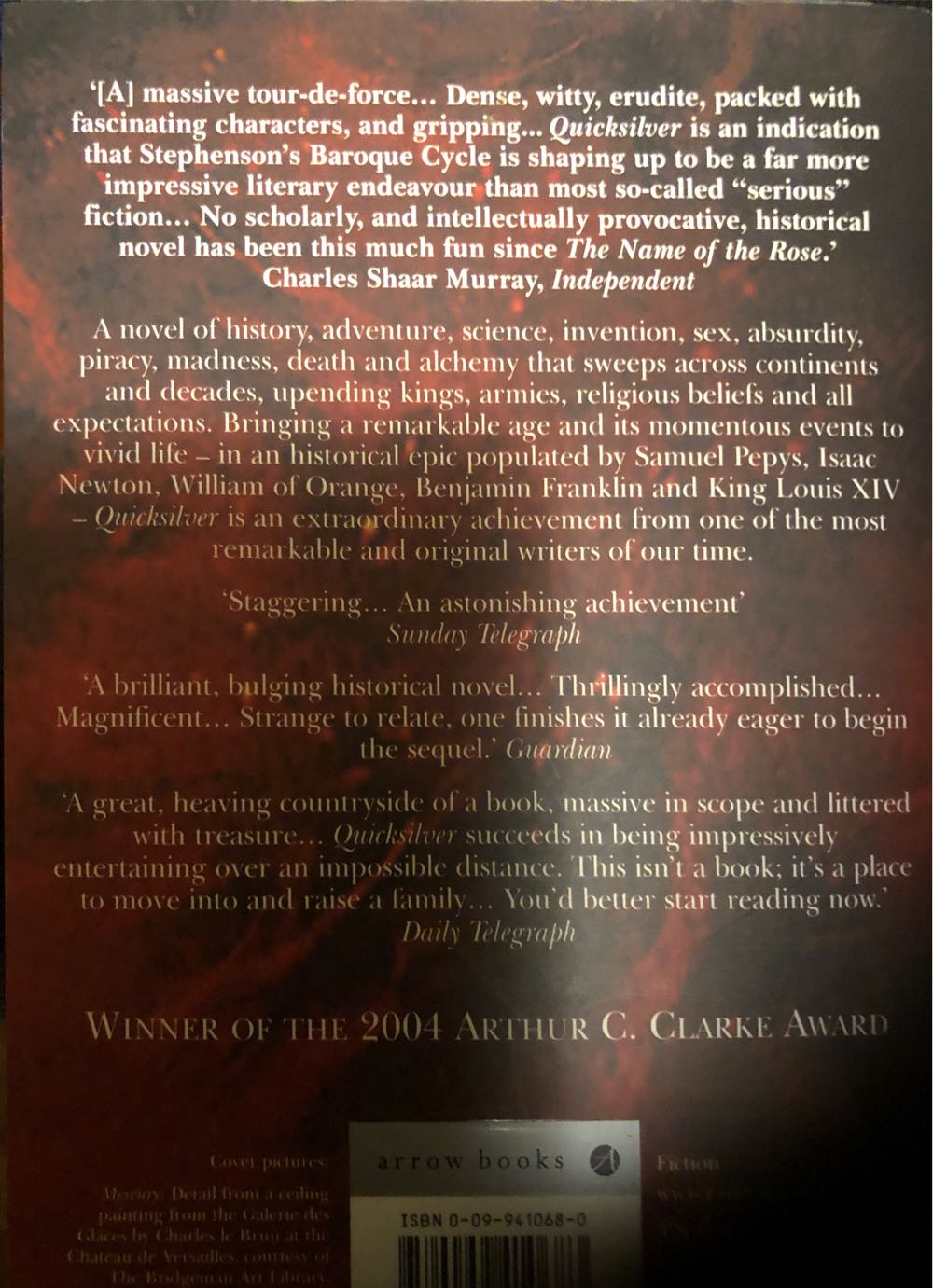 Quicksilver - Neal Stephenson (Arrow Books - Paperback) book collectible [Barcode 9780099410683] - Main Image 2