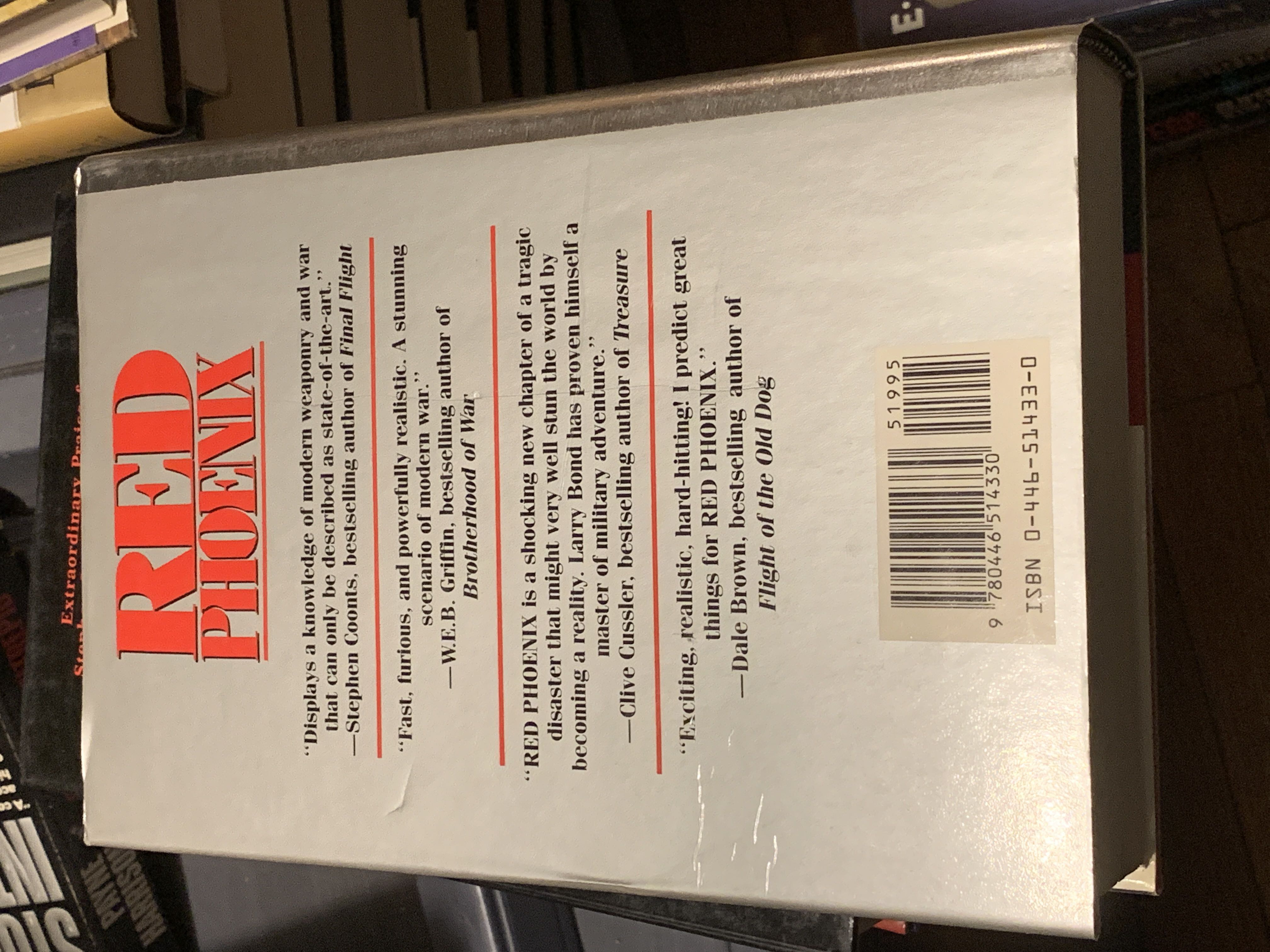 Red Phoenix - Larry Bond (Warner Books - Hardcover) book collectible [Barcode 9780446514330] - Main Image 2