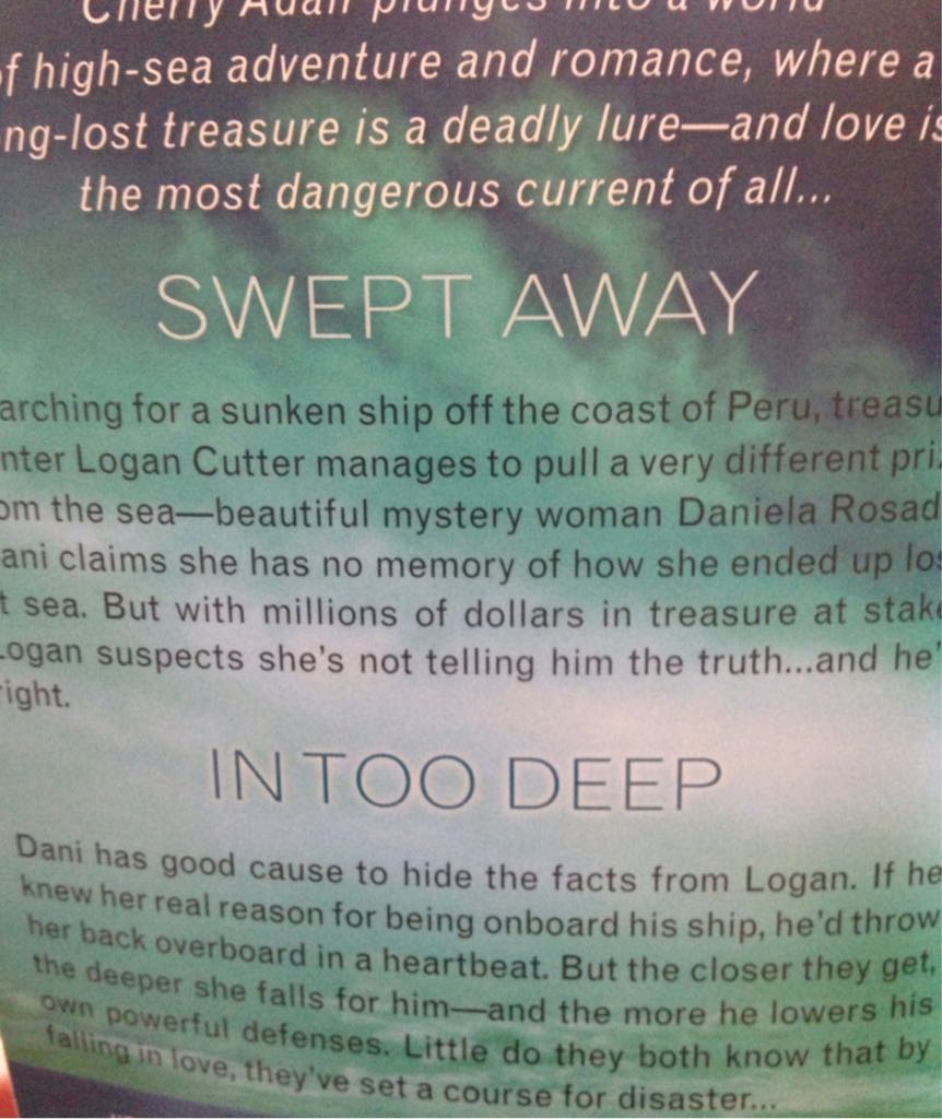Cherry Adair: Cutter Cay #3 Vortex - Cherry Adair (St Martin’s Paperback - Paperback) book collectible [Barcode 9780312371951] - Main Image 2