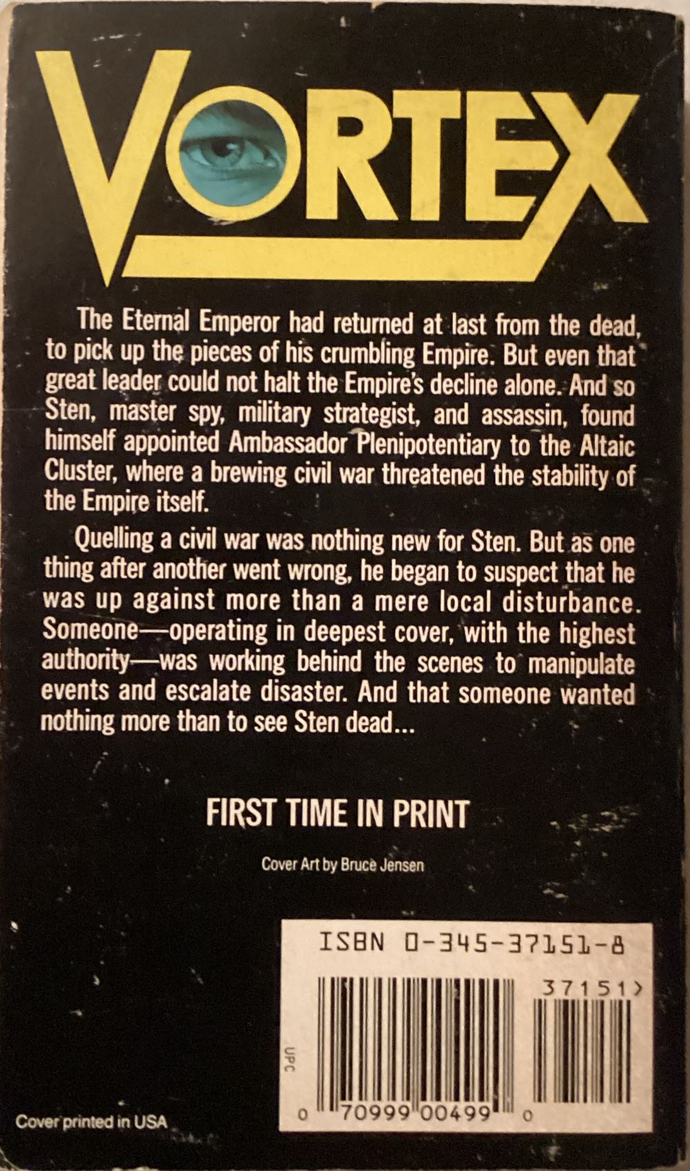 Vortex - Allan Cole (Del Rey - Paperback) book collectible [Barcode 9780345371515] - Main Image 2