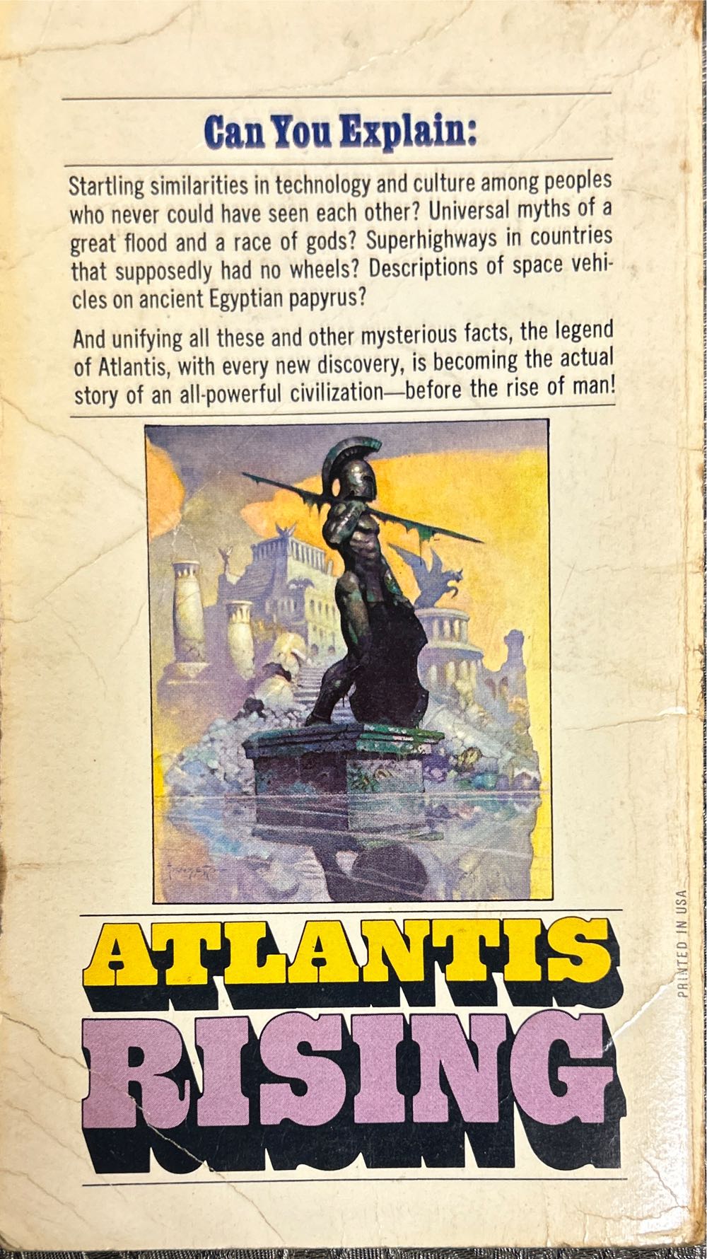 Atlantis Rising - Brad Steiger (- Paperback) book collectible - Main Image 2