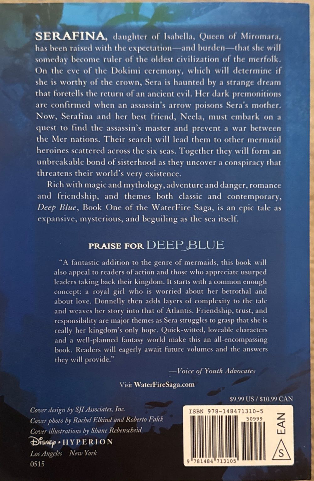 Deep Blue - Jennifer Donnelly (Disney / Hyperion - Paperback) book collectible [Barcode 9781484713105] - Main Image 2