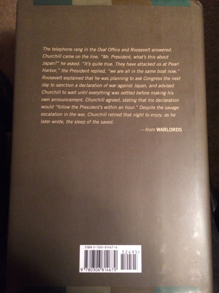 Warlords - Beerhon and Potts (Da Capo Press - Hardcover) book collectible [Barcode 9780306814679] - Main Image 2