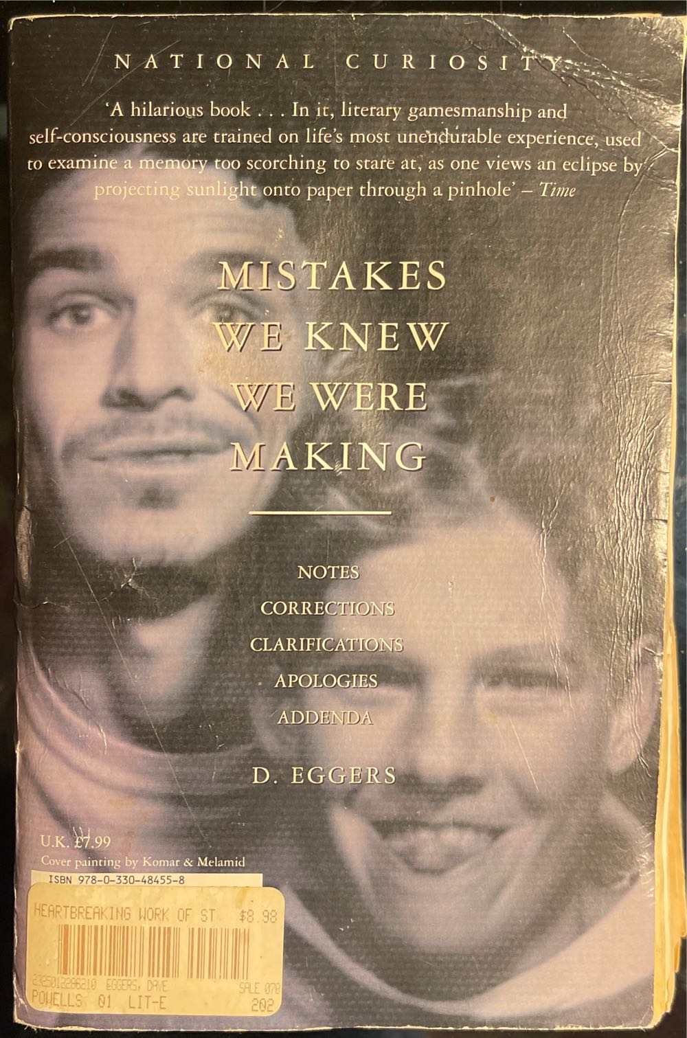 A Heartbreaking Work of Staggering Genius - Dave Eggers (Picador - Paperback) book collectible [Barcode 9780330484558] - Main Image 2