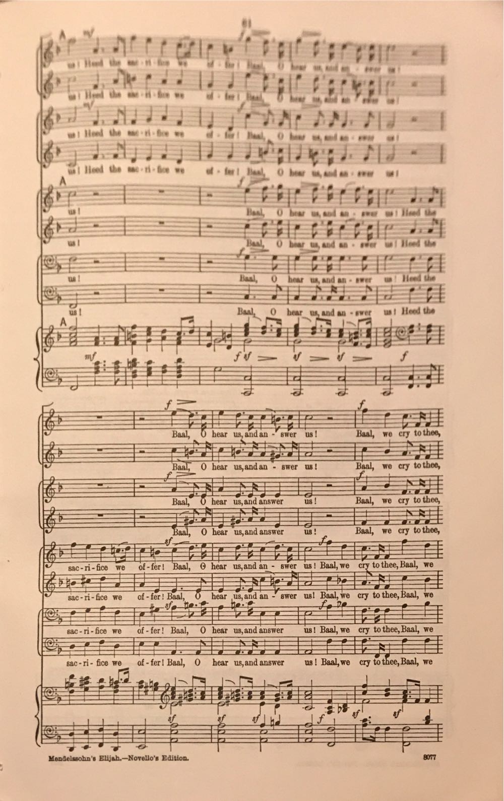 Elijah - Felix Mendelssohn (Novello) book collectible - Main Image 3