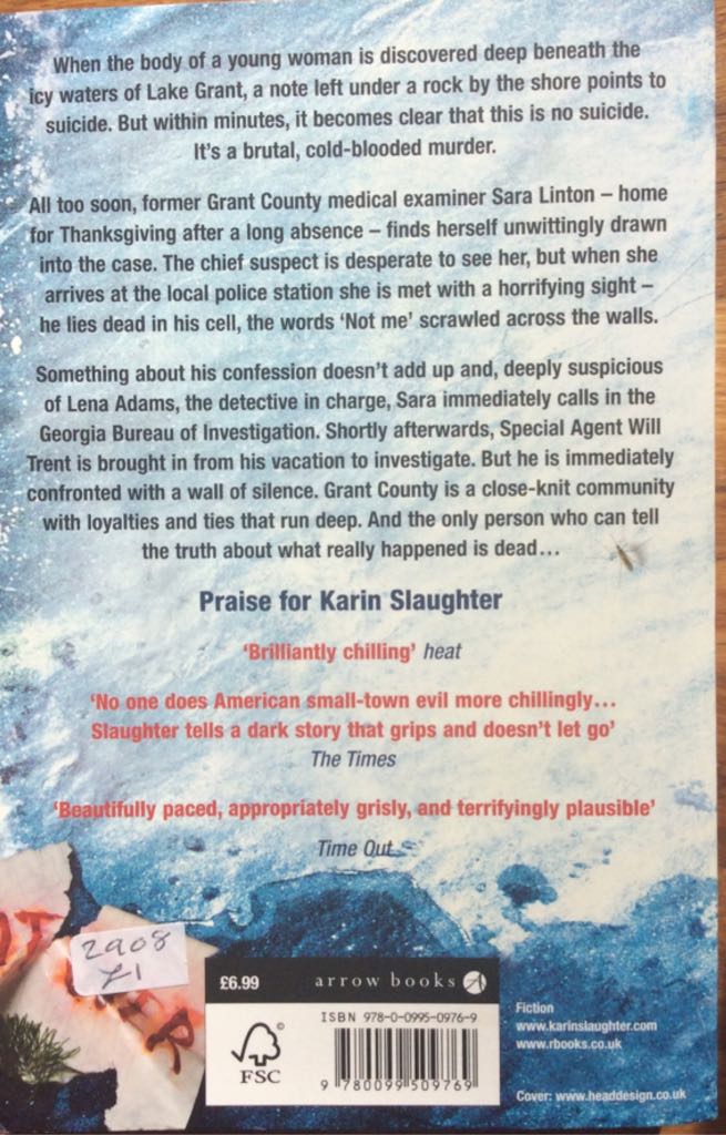 Broken - Karin Slaughter (Arrow - Paperback) book collectible [Barcode 9780099509769] - Main Image 2