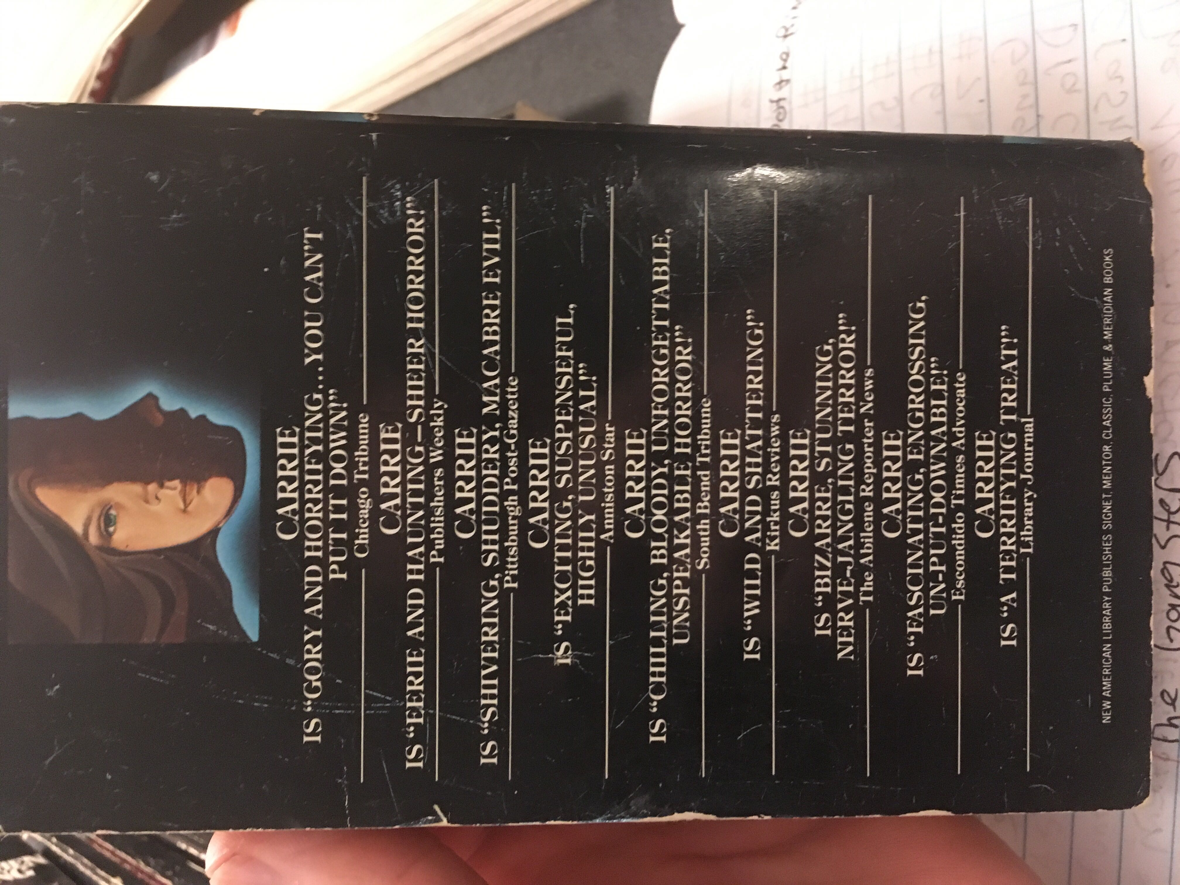 Carrie - Stephen King (Bethany House Publishers - Paperback) book collectible [Barcode 9780871234414] - Main Image 2