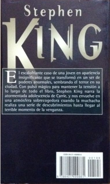 Carrie  (Plaza Janés) book collectible - Main Image 2