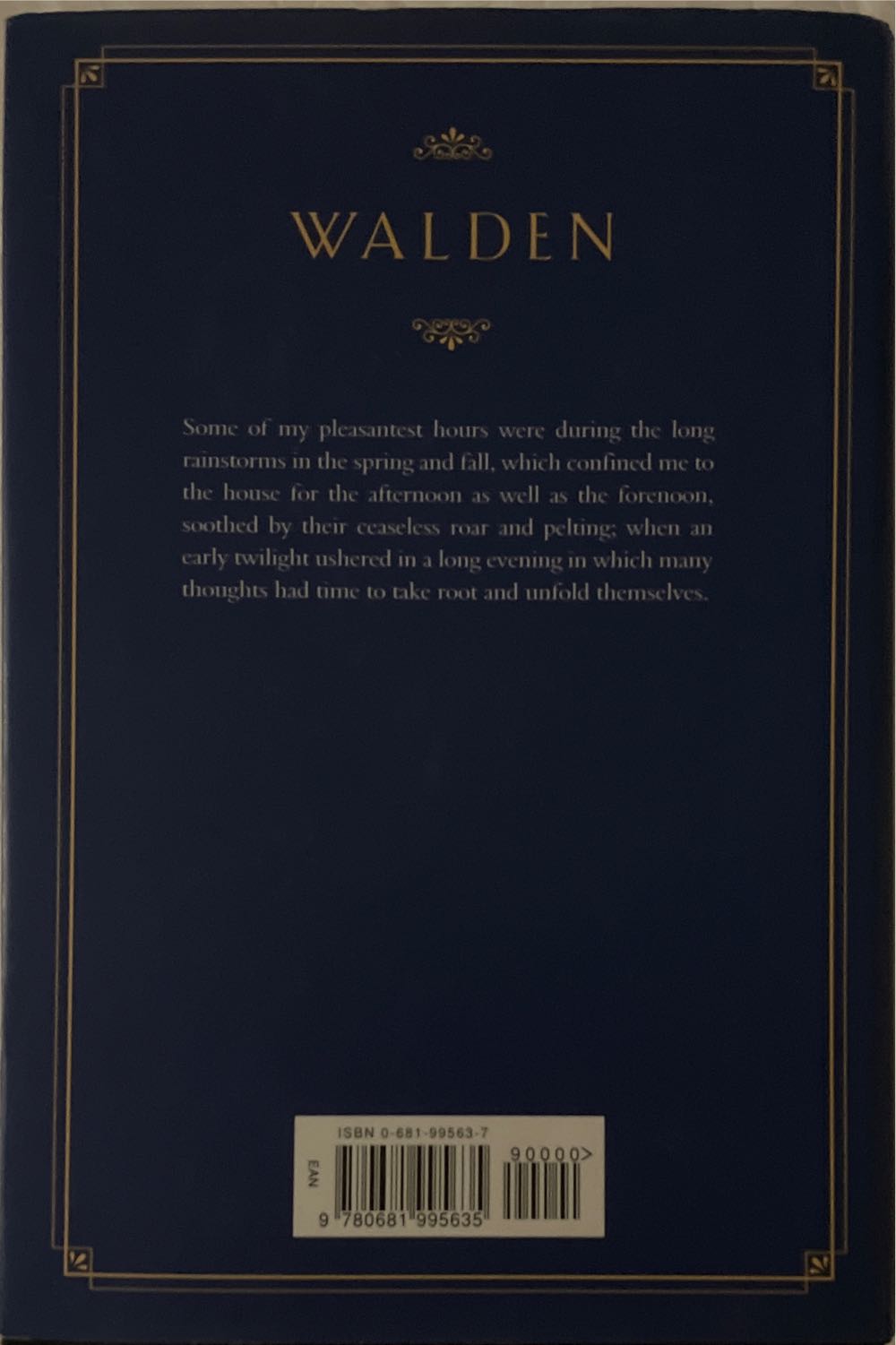 Walden - Henry David Thoreau (Jeremy Mills Pub) book collectible [Barcode 9780681995635] - Main Image 2