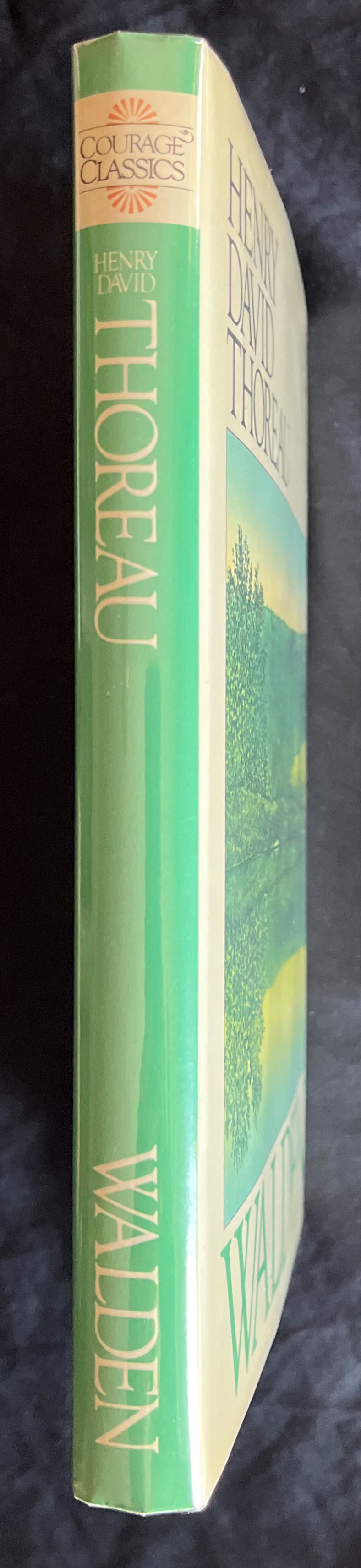 Walden - Henry David Thoreau (Courage Books - Hardcover) book collectible [Barcode 9780894718793] - Main Image 3