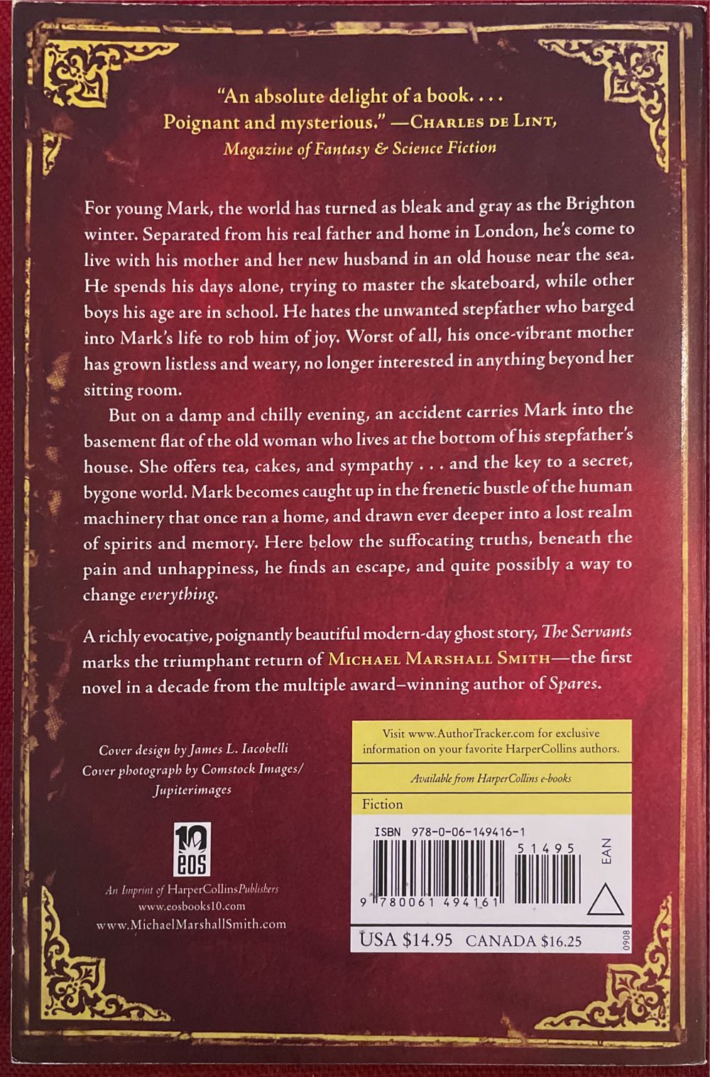 The Servants - Michael Marshall Smith book collectible [Barcode 9780061494161] - Main Image 2