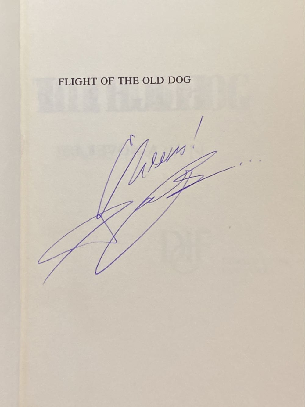 Flight of the Old Dog - Dale Brown (Donald I Fine, Inc - Hardcover) book collectible [Barcode 1556110340] - Main Image 4