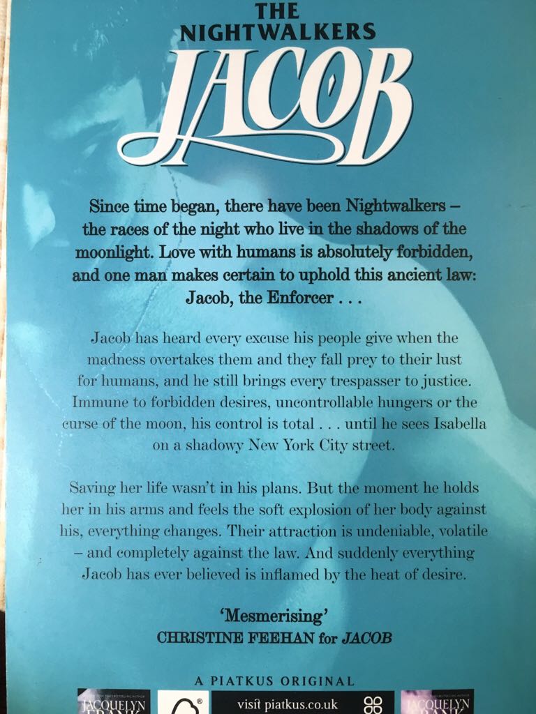 Jacob  (Piatkus Books) book collectible [Barcode 9780749955199] - Main Image 2