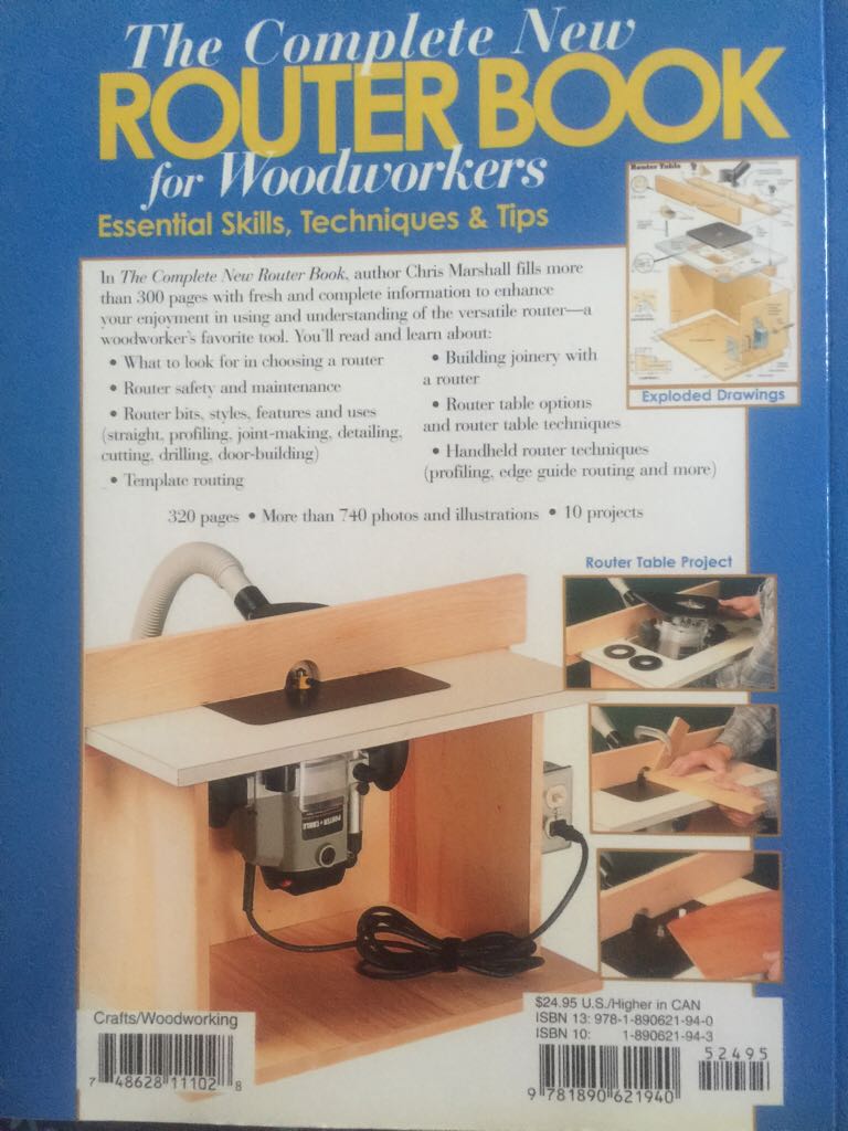 The Complete New Router Book: Essential Skills, Techniques and Tips - Chris Marshall (Landauer Publishing - Paperback) book collectible [Barcode 9781890621940] - Main Image 2