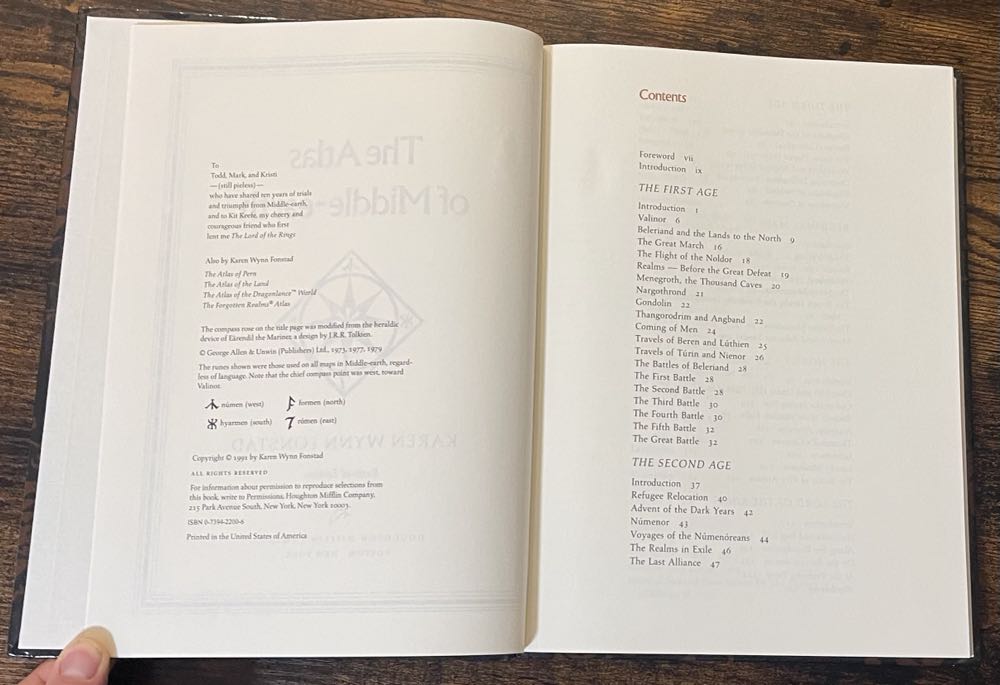 The Atlas of Middle-Earth - Karen Wynn Fonstad (Houghthon Mifflin Company - Hardcover) book collectible [Barcode 9780739422007] - Main Image 4