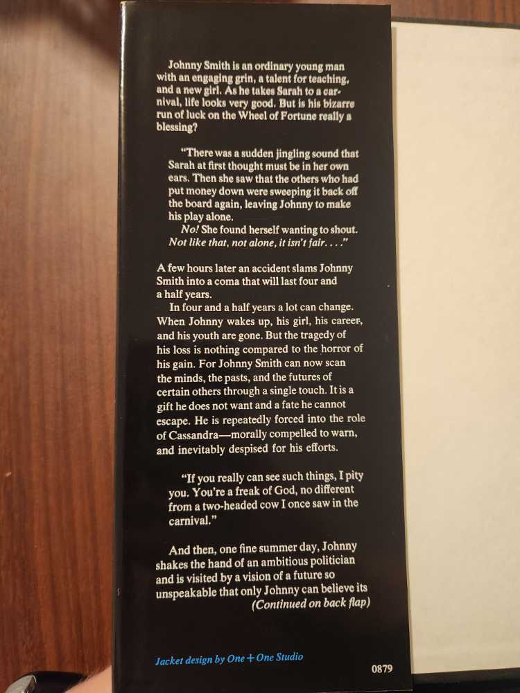 SK #8: The Dead Zone - Stephen King (The Viking Press - Hardcover) book collectible [Barcode 9780739482810] - Main Image 3