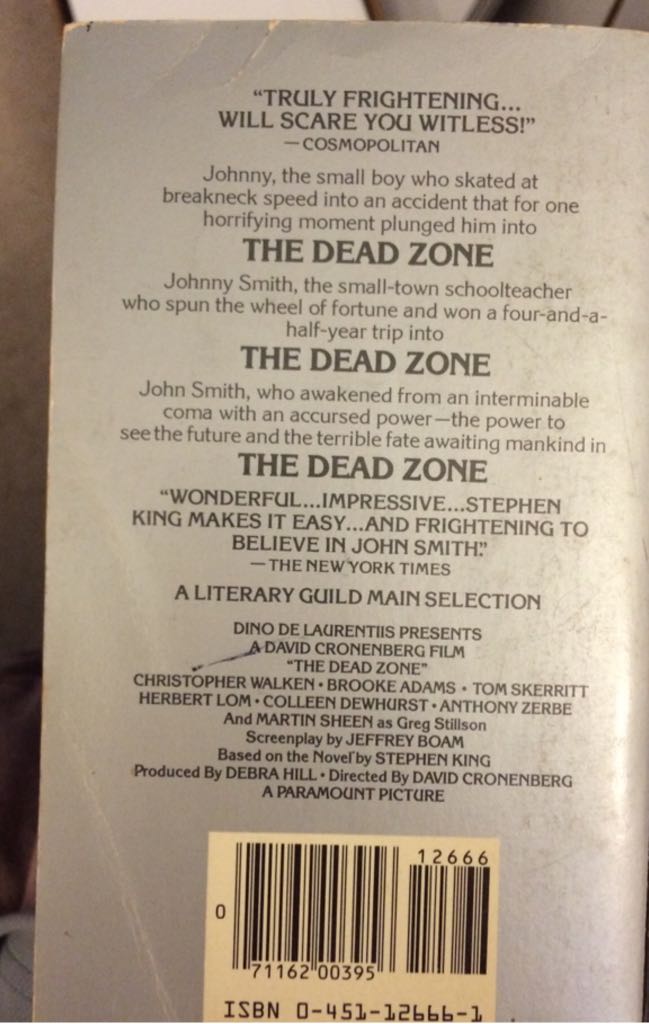 Dead Zone, The - Stephen King (A Signet Book - Paperback) book collectible - Main Image 2