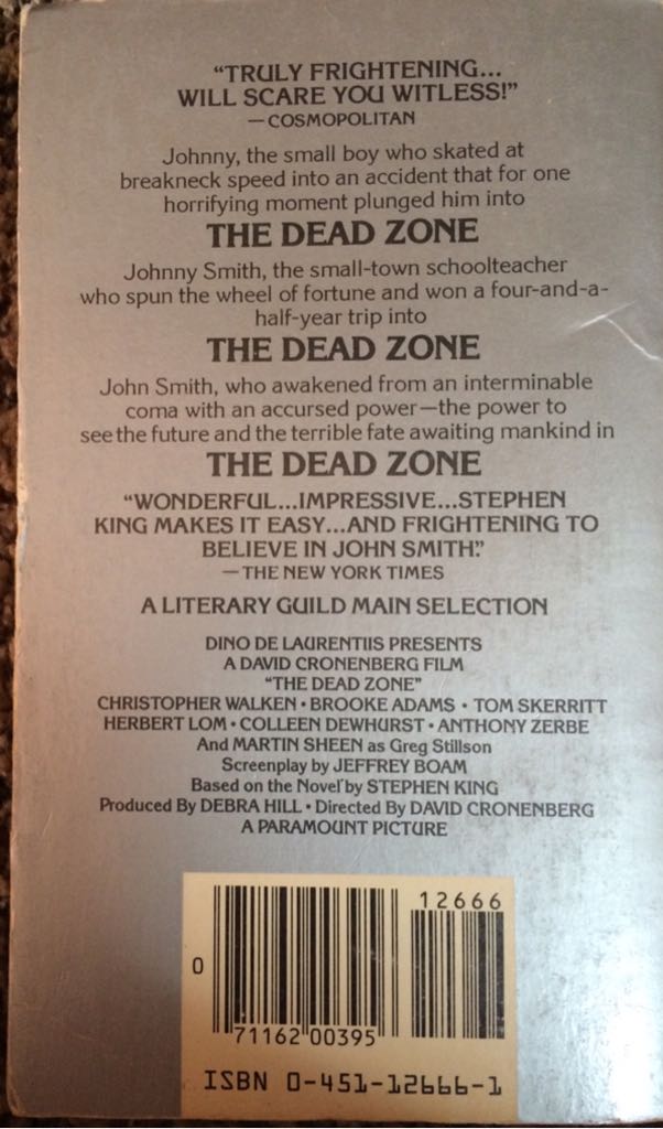 The Dead Zone - Stephen King (A Signet Book/New American Library - Paperback) book collectible - Main Image 2