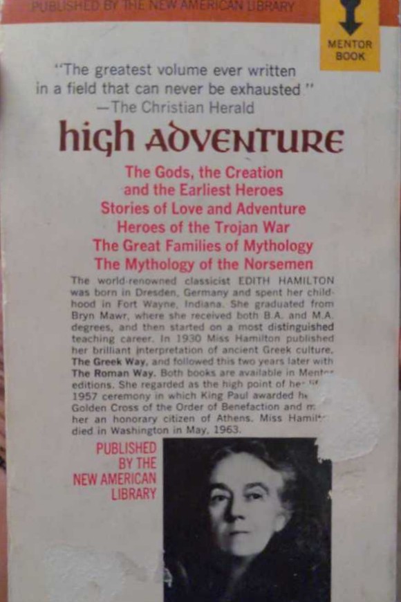 Mythology - Edith Hamilton (The New American Library - Paperback) book collectible - Main Image 2