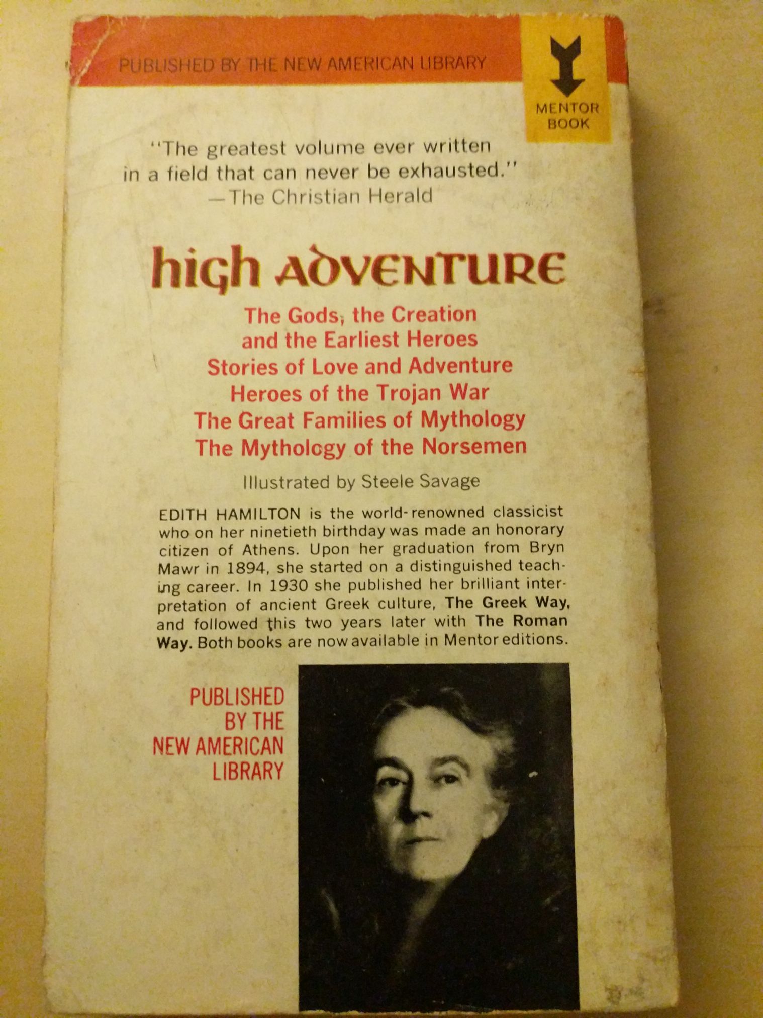 Mythology  (The New American Library - Paperback) book collectible - Main Image 2