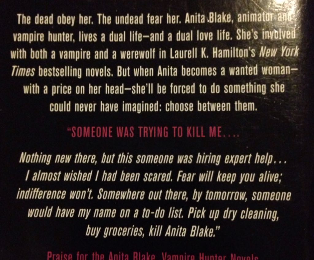 Killing Dance - Laurell K. Hamilton (Ace Fantasy/Science Fiction - Paperback) book collectible [Barcode 9780441004522] - Main Image 2