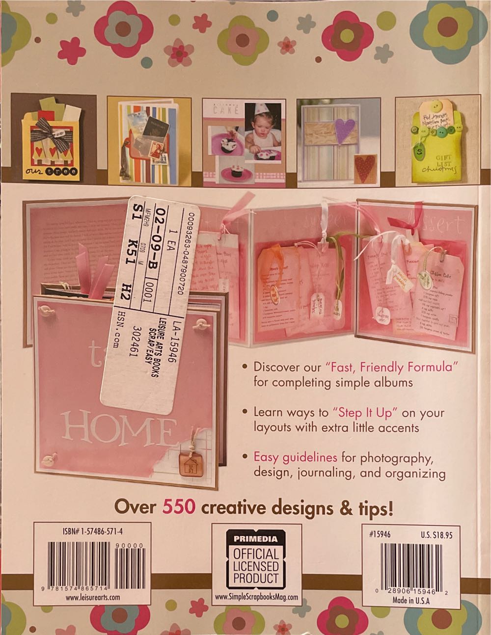 Scrapbooking Made Easy - Inc Leisure Arts (Paperback) book collectible [Barcode 9781574865714] - Main Image 2