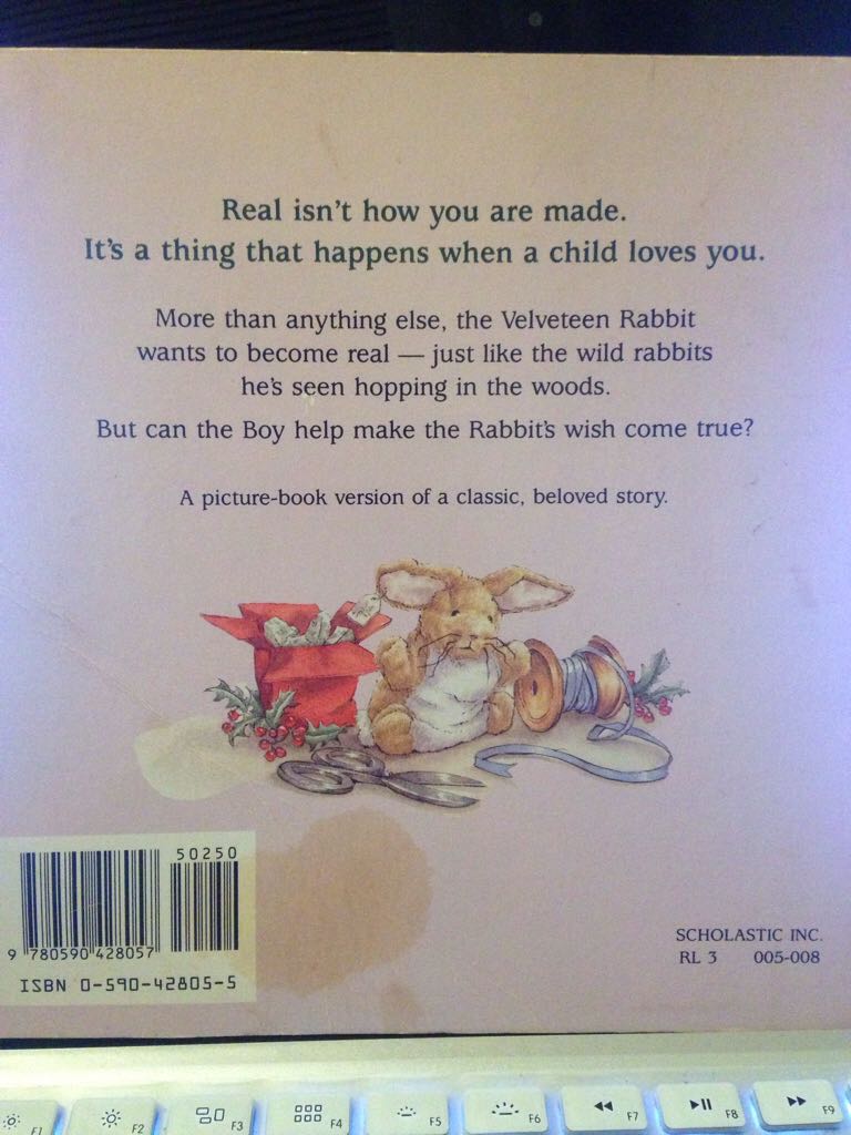Velveteen Rabbit, The - Margery Williams (Scholastic Inc. - Paperback) book collectible [Barcode 9780590428057] - Main Image 2