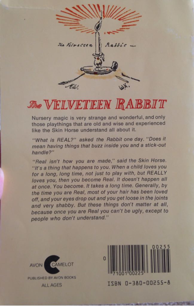 The Velveteen Rabbit - Margery Williams (Avon Camelot - Paperback) book collectible - Main Image 2