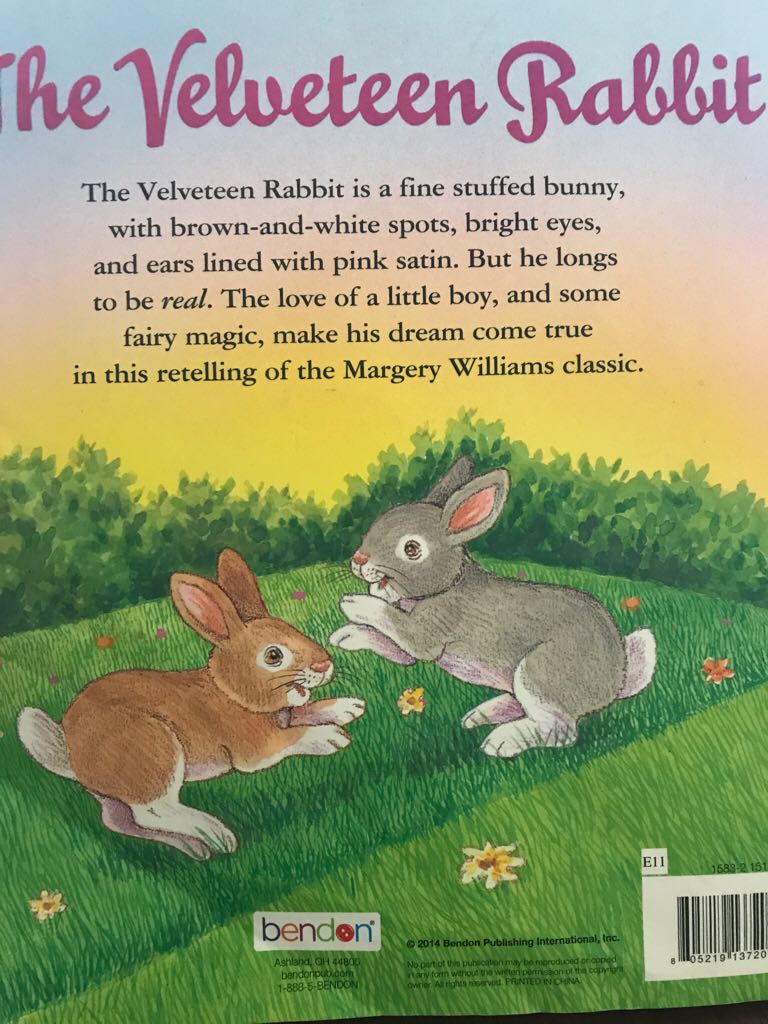 The Velveteen Rabbit - Margery Williams book collectible - Main Image 2