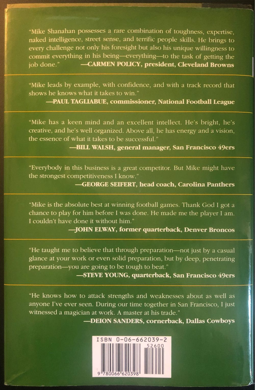 Think Like A Champion - Mike Shanahan (Harper - Hardcover) book collectible [Barcode 9780066620398] - Main Image 2