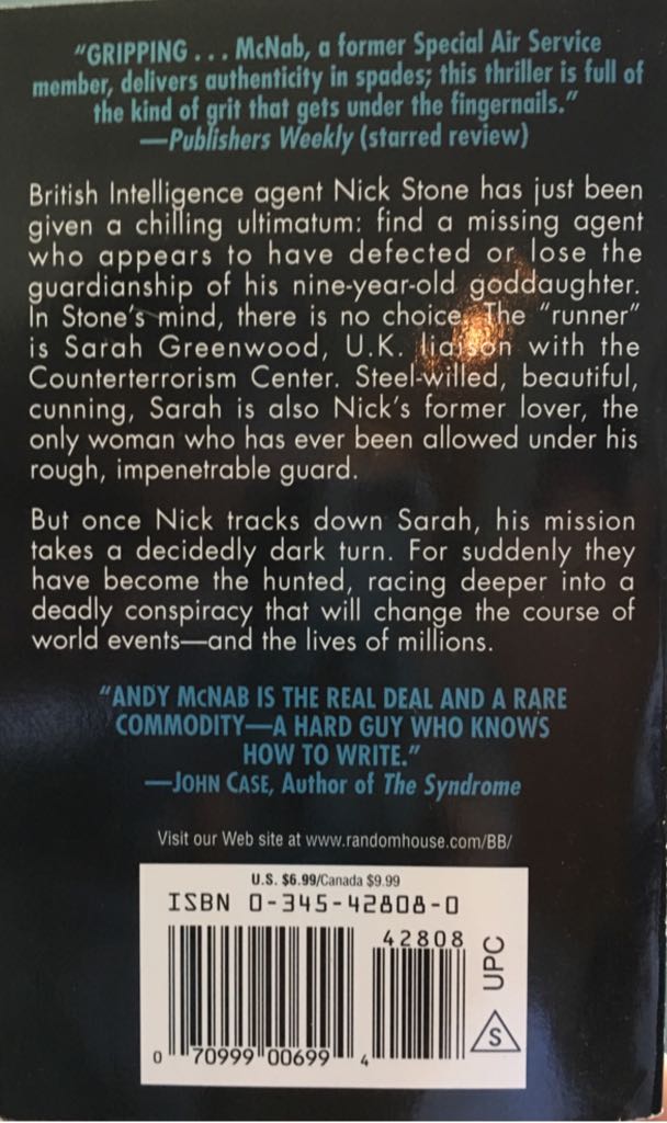 Crisis Four - Andy McNab book collectible [Barcode 9780345428080] - Main Image 2