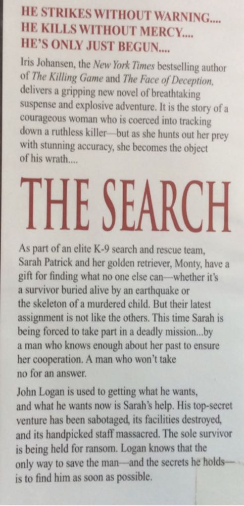 The Search  (Flat) book collectible - Main Image 2