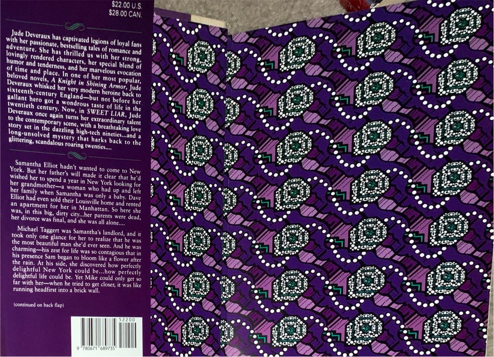 Jude Deveraux: Montgomery #20: Sweet Liar - Jude Deveraux (Pocket Books - Hardcover) book collectible [Barcode 9780671689735] - Main Image 2